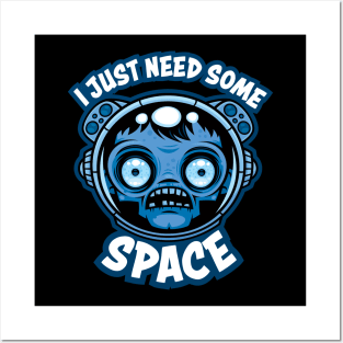 Zombie Astronaut Needs Some Space Posters and Art